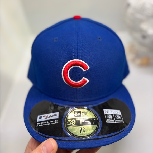Men's Chicago Cubs New Era Royal 59FIFTY Fitted Hat size 7 5/8 - Picture 9 of 9